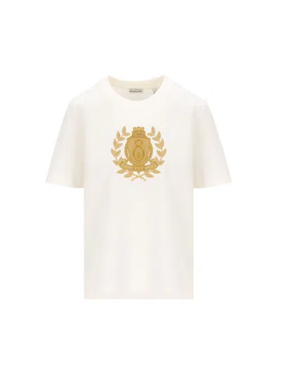 Burberry T-shirt And Polo Shirt In White
