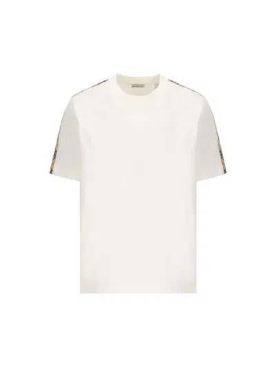 Burberry T-shirt And Polo Shirt In Grey