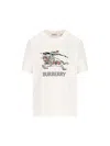 Burberry T-shirt And Polo Shirt In White