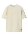 Burberry Ekd Cotton Jersey T-shirt In Beige