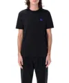 Burberry Slim Fit Essentials T-shirt With Embroidered Logo In Black