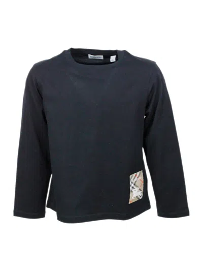 Burberry Kids' T-shirt In Black