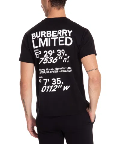 Burberry T-shirt In Black