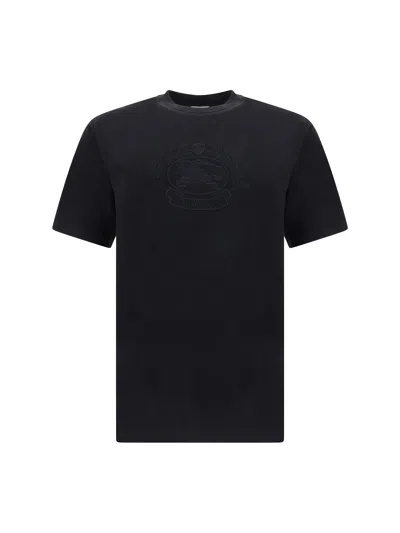 Burberry T-shirt In Black