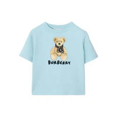 Burberry Kids' T-shirt In Blue