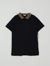 Burberry Polo Piquet In Black