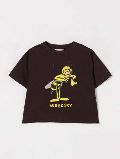 Burberry Babies' T-shirt  Kids Color Brown