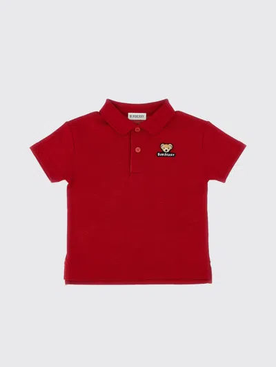 Burberry Babies' T-shirt  Kids Color Red