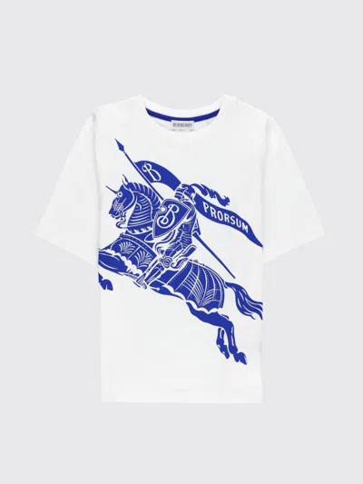 BURBERRY T-SHIRT BURBERRY KIDS COLOR WHITE,G50815001
