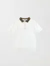Burberry Polo Shirt  Kids Color White In White