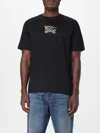 Burberry Seth Ekd Crew Neck Short Sleeve T-shirt In Black