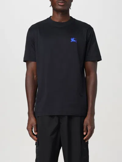 Burberry Equestrian Knight T-shirt In Black