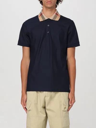 BURBERRY POLO SHIRT BURBERRY MEN COLOR BLUE,F73915009