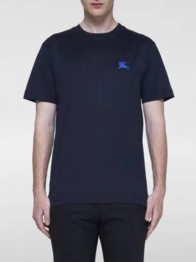 BURBERRY T-SHIRT BURBERRY MEN COLOR BLUE,F76076009