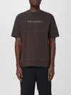 Burberry Brown Printed Paisley Logo T-shirt In Brown