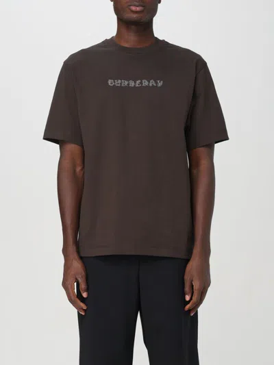 BURBERRY T-SHIRT BURBERRY MEN COLOR BROWN,F99342032