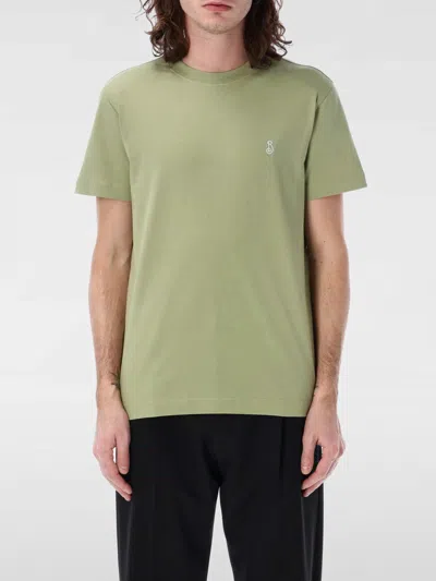 Burberry Crew Neck Short Sleeves T-shirt In Green
