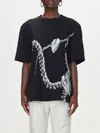 Burberry Shield Hardware Cotton T-shirt In Black