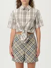 Burberry Shirts In Neutral