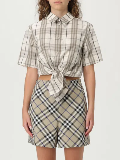 Burberry T-shirt  Woman Color Beige In Neutral