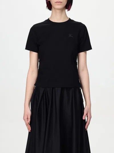 BURBERRY T-SHIRT BURBERRY WOMAN COLOR BLACK,G76398002