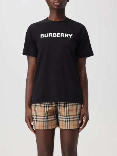 BURBERRY T-SHIRT BURBERRY WOMAN COLOR BLACK,f11866002