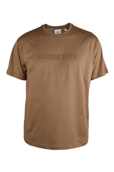 Burberry T Shirt In Brown