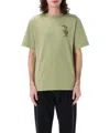 Burberry Men's Ekd Cotton T-shirt In Green