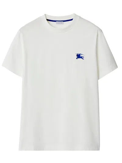 Burberry T-shirt In Cotone In White