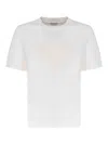Burberry Women T-shirt With Ekd In Blanco