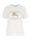 Burberry T-shirt Logo In White