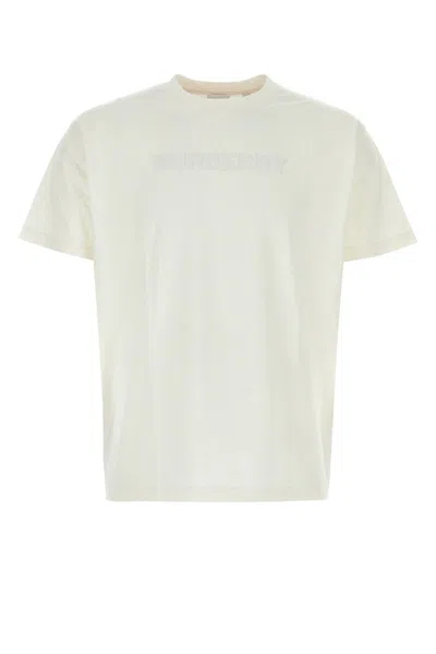 Burberry T-shirt In Oatmealmelange
