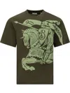 Burberry Men's Ekd Cotton T-shirt In Oil