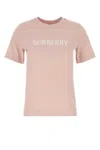Burberry Pink Cotton T-shirt In Pink