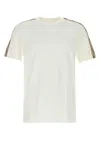Burberry Checked Cotton-jersey T-shirt In White