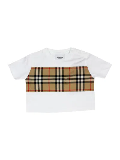 Burberry Babies' T-shirt In White
