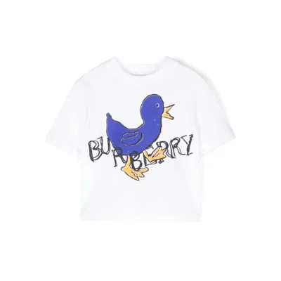 Burberry Babies' T-shirt In White