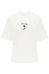 Burberry Crew Neck Floral Motif Short Sleeves T-shirt