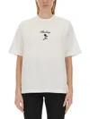 Burberry Crew Neck Floral Motif Short Sleeves T-shirt