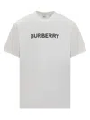 Burberry Oversized T-shirt That Sports The House Logo On The Front In White