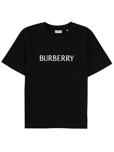 Burberry T-shirt With Logo In Black