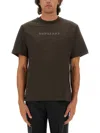 Burberry Brown Printed Paisley Logo T-shirt In Multicolour