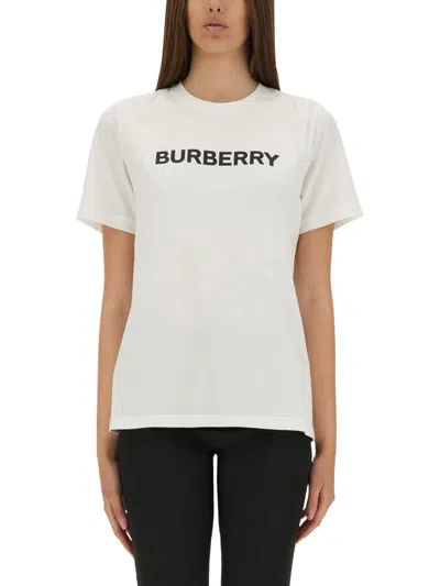 Burberry T-shirt With Logo In White