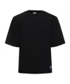 Burberry T-shirt With Round Neck And Short Sleeves In Black