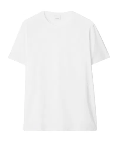 Burberry White T Shirt With Thomas Bear And Friends In Multi