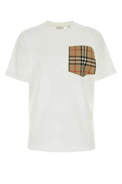Burberry T-shirt-s Nd  Female In White