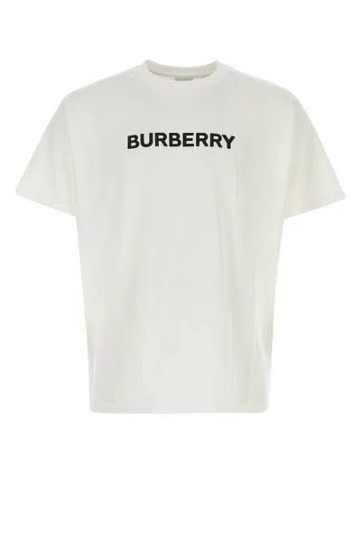 Burberry T-shirt-m Nd  Male In White
