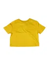 Burberry T-shirt In Yellow