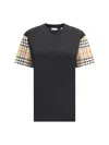Burberry Regular Logo T-shirt In Black
