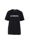 Burberry Black T-shirt With Bold Logo Design